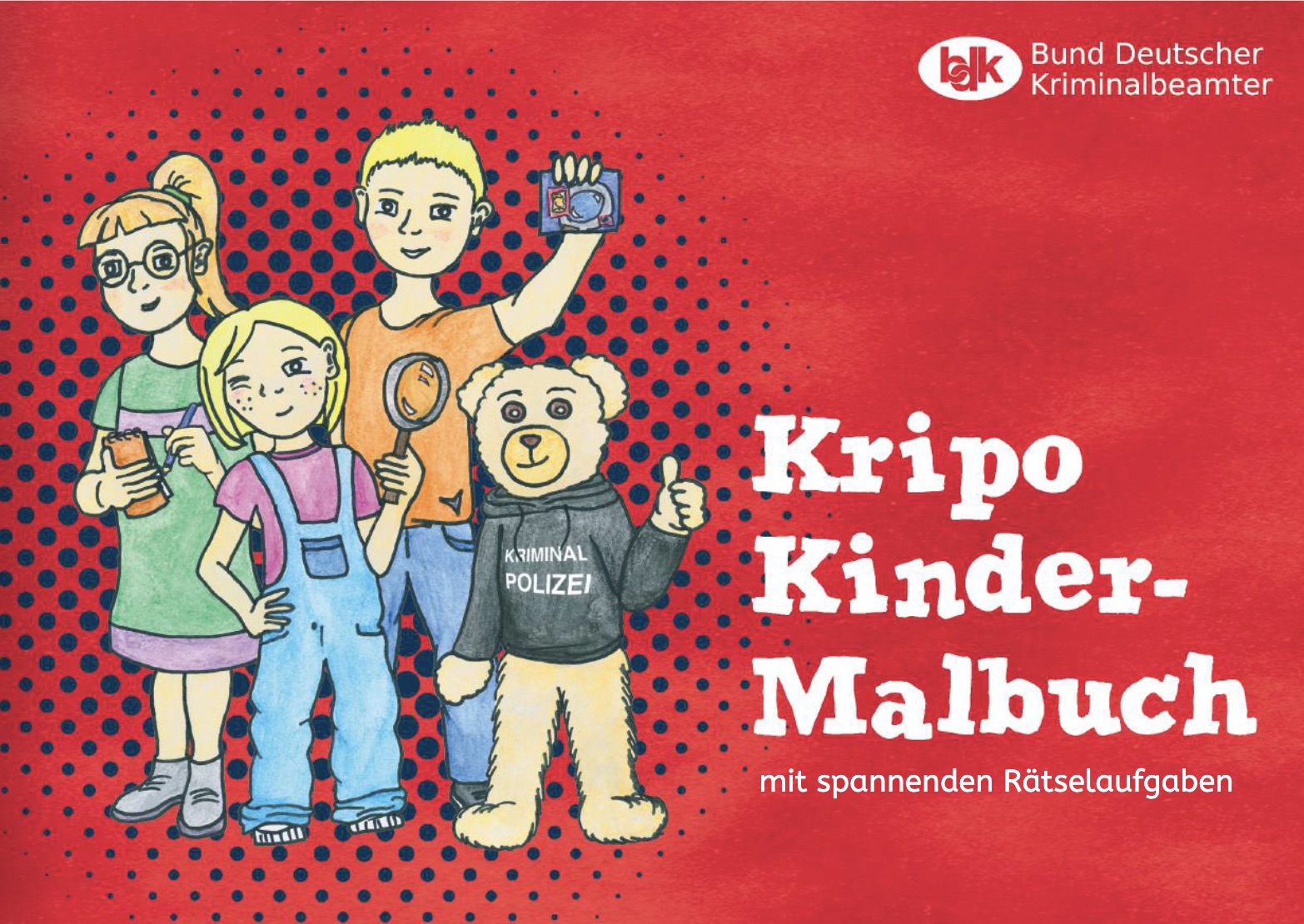 Titelseite Kripo Kindermalbuch